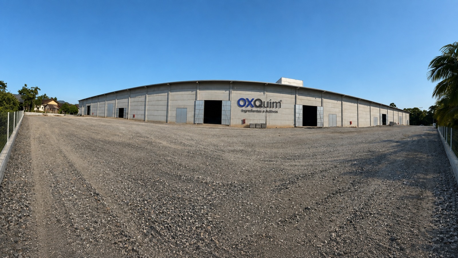 Centro de Distribuição HUB Sul OXQuim em Indaial, Santa Catarina